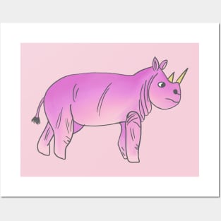 Rhino-corn Posters and Art